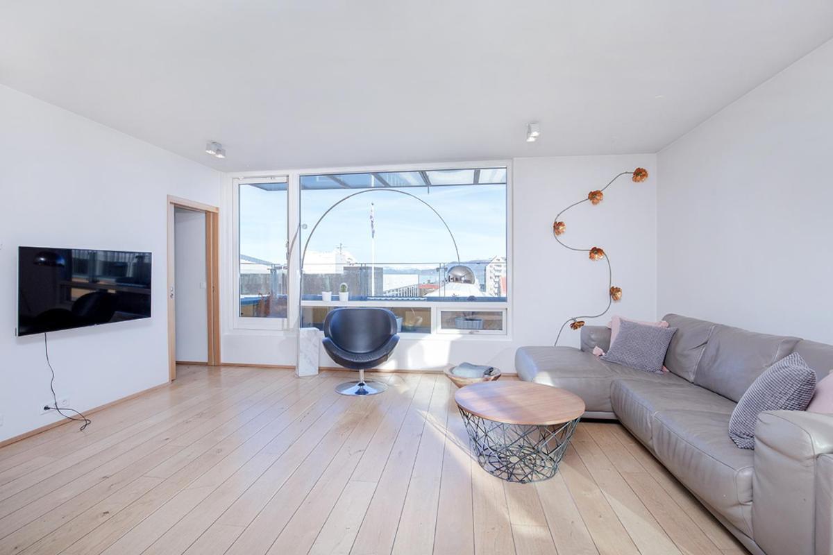 Penthouse Apartment With Panasonic Mountain View ريكيافيك المظهر الخارجي الصورة